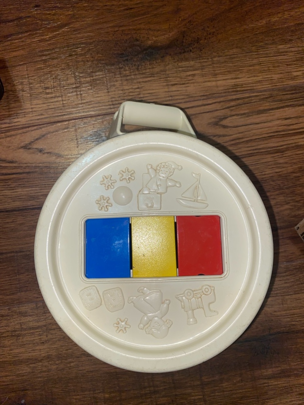 Fisher-Price Round Slider Toy - Blue, Yellow & Red